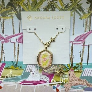 Kendra Scott x Love Shack Fancy  Rose Pendant Rose Locket